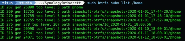 Subvolume Output
