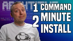 Installing Arch in 2 Minutes featured image